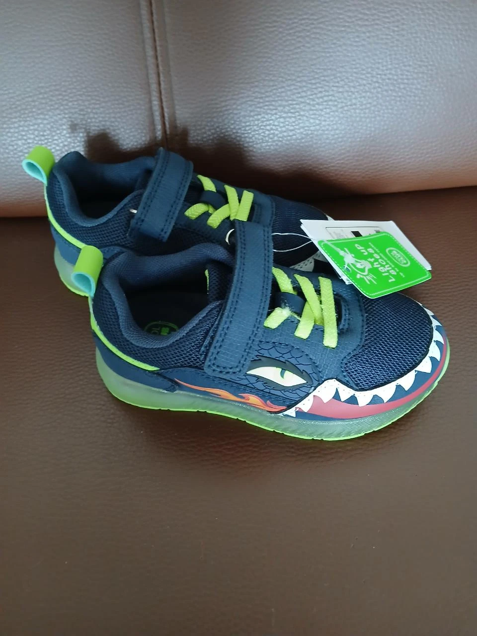 boys' luminous sneakers 26 – photo 4